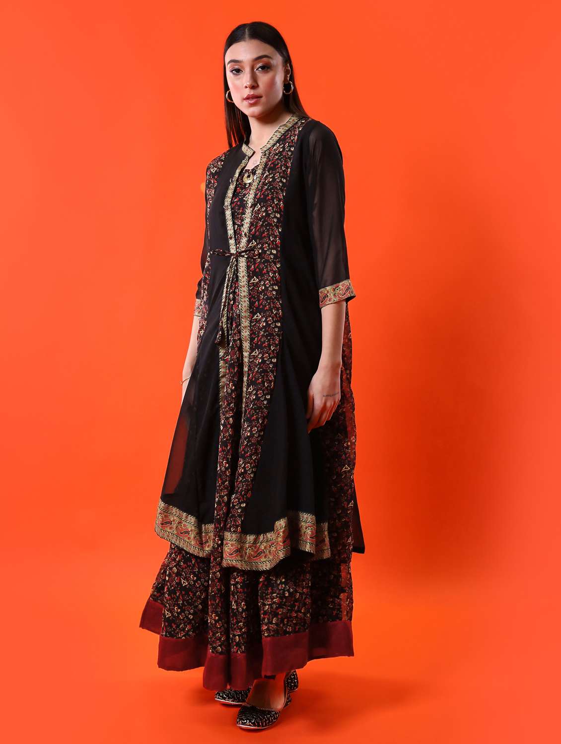 women's flared kurta