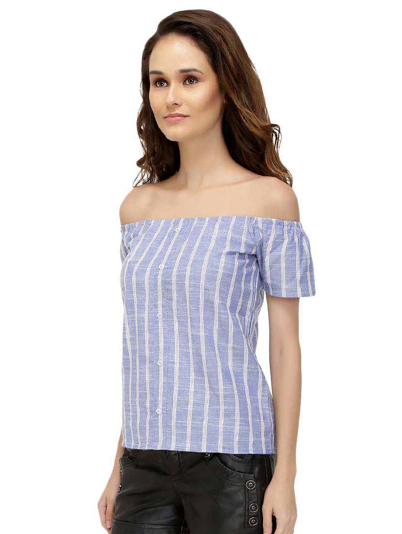 women's straight off shoulder top - 15560063 -  Standard Image - 1