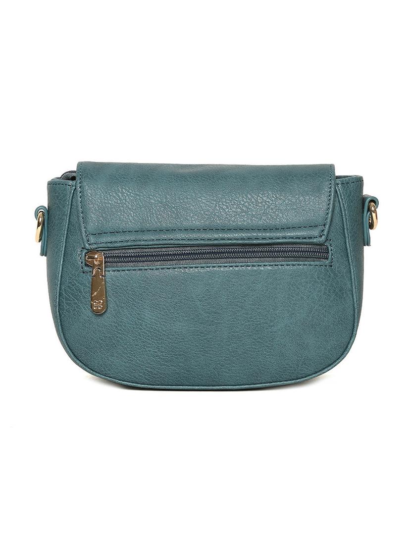 blue leatherette (pu) sling bag - 15563692 -  Standard Image - 1