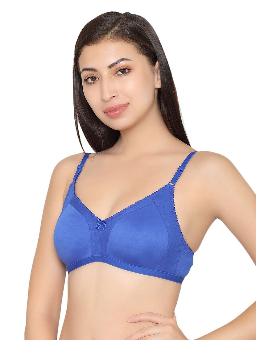 bow detail scallop neck bra - 15564974 -  Standard Image - 1