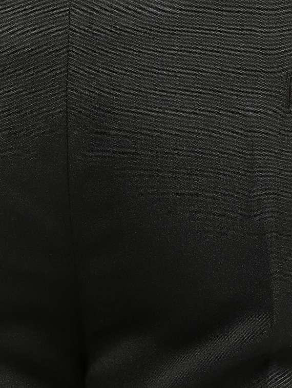 black polyester blend flat front formal trouser - 15569409 -  Standard Image - 4