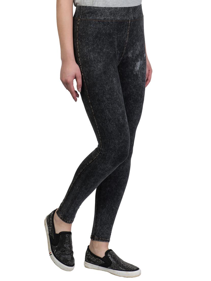 high waist printed jegging - 15569808 - Standard Image - 1
