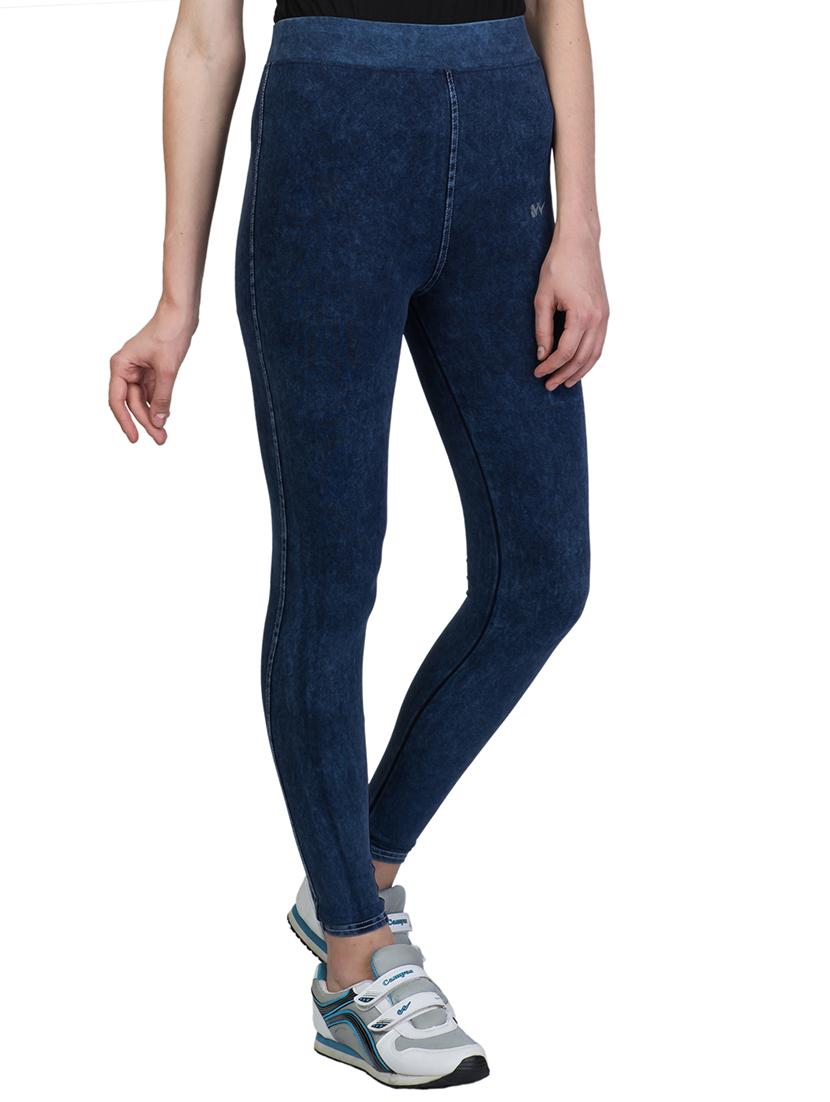 high waist acid washed jegging - 15569810 - Standard Image - 1