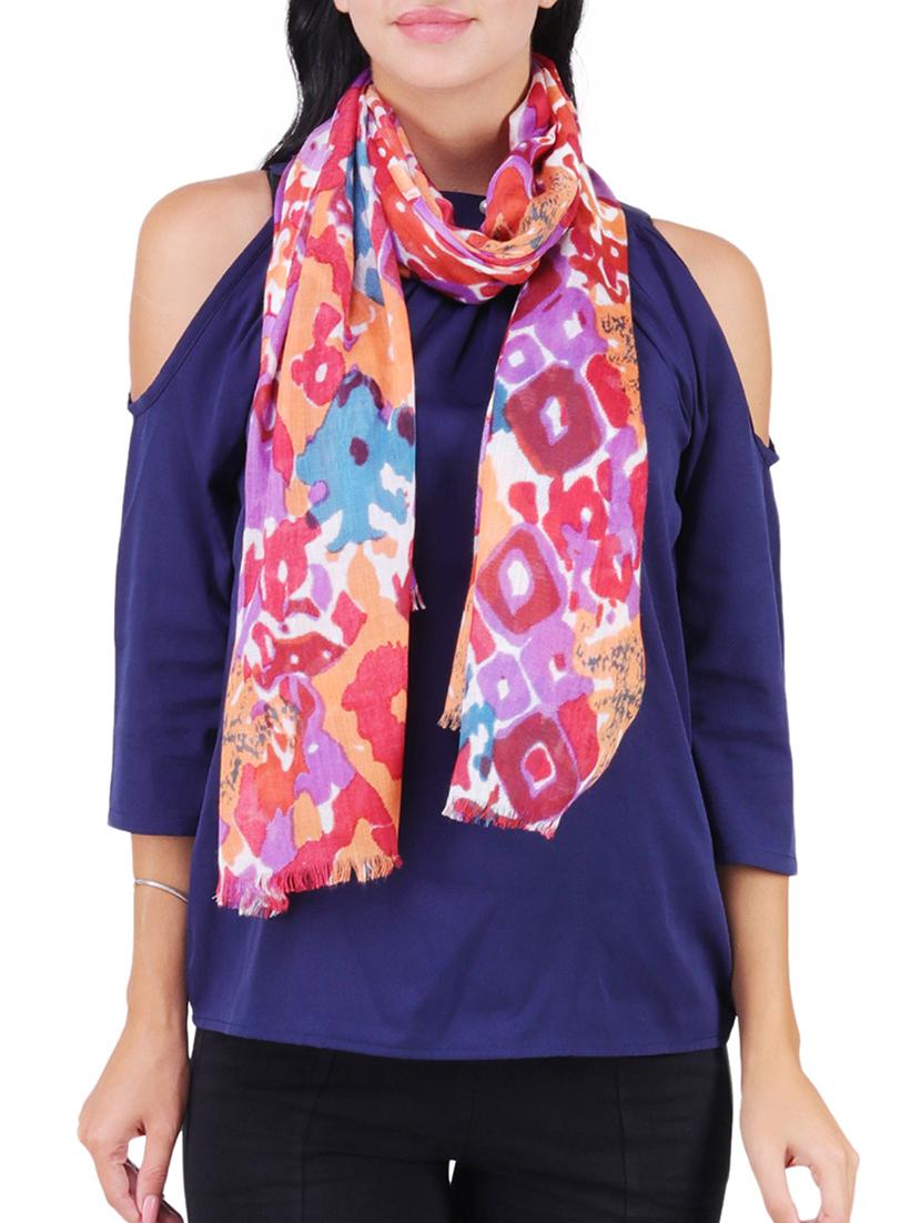 red viscose scarf - 15569867 - Standard Image - 1