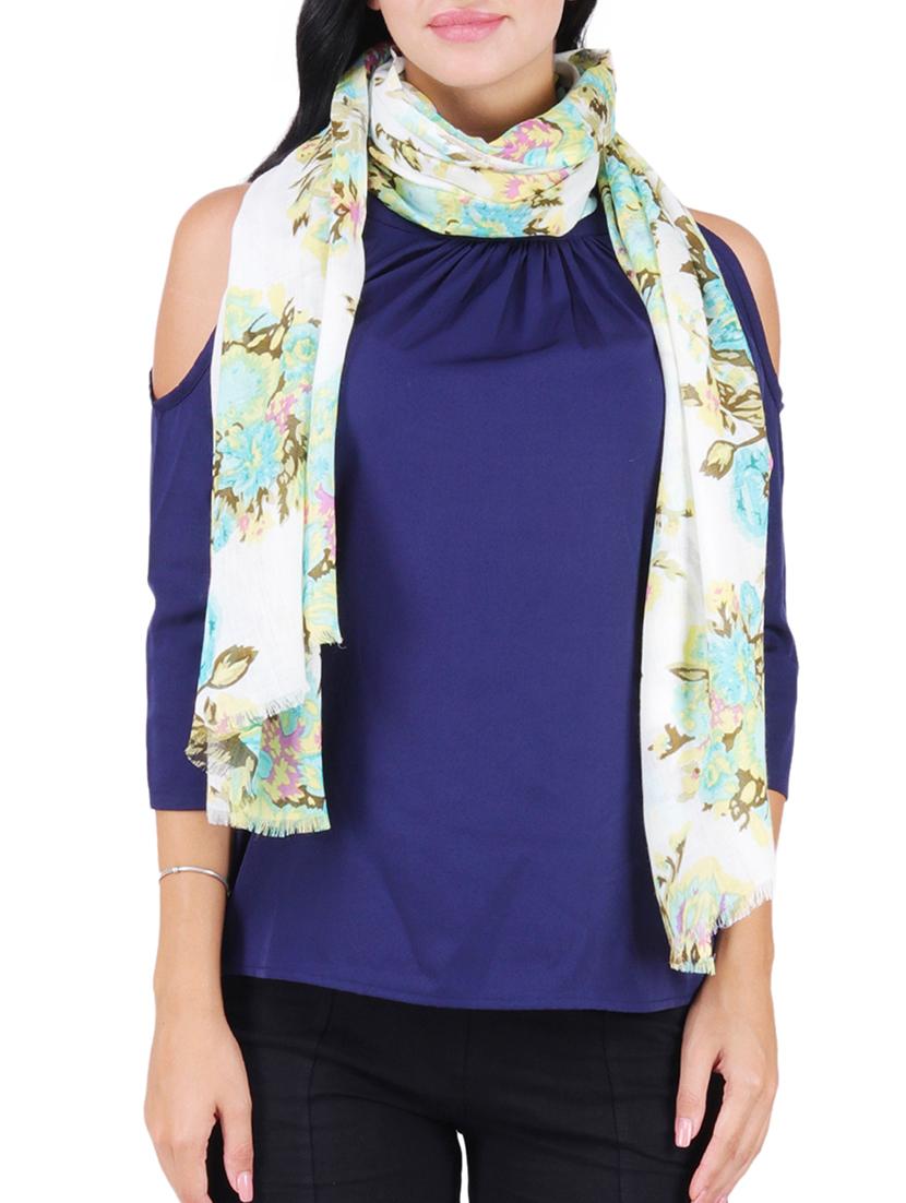 green viscose scarf - 15569871 -  Standard Image - 1