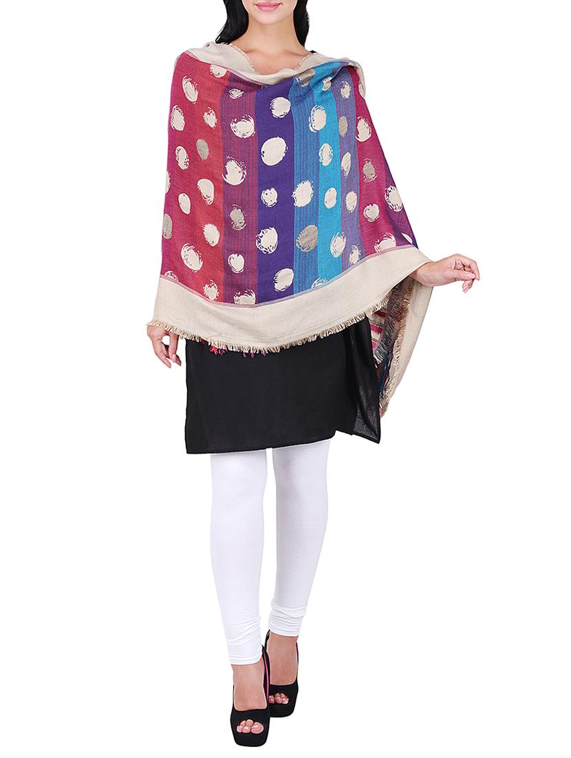 abstract frayed edge shawl - 15569892 -  Standard Image - 1