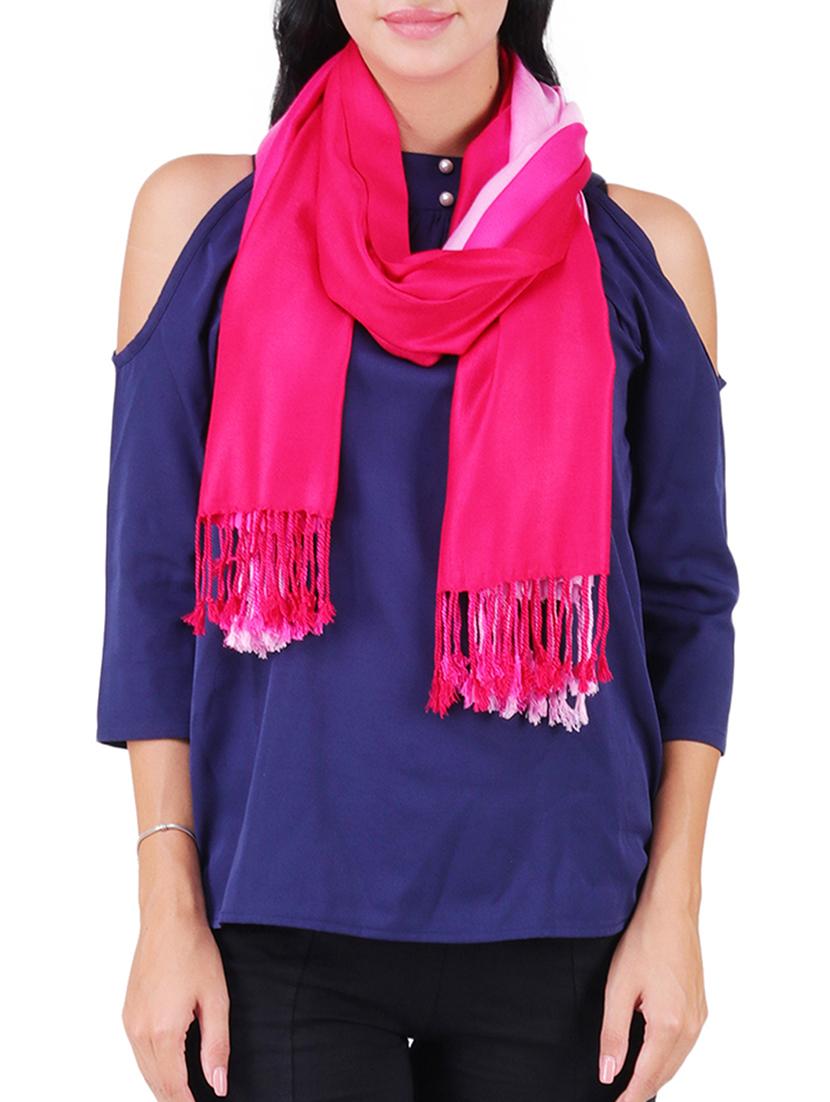 ombre tasseled edged shawl - 15569914 - Standard Image - 1