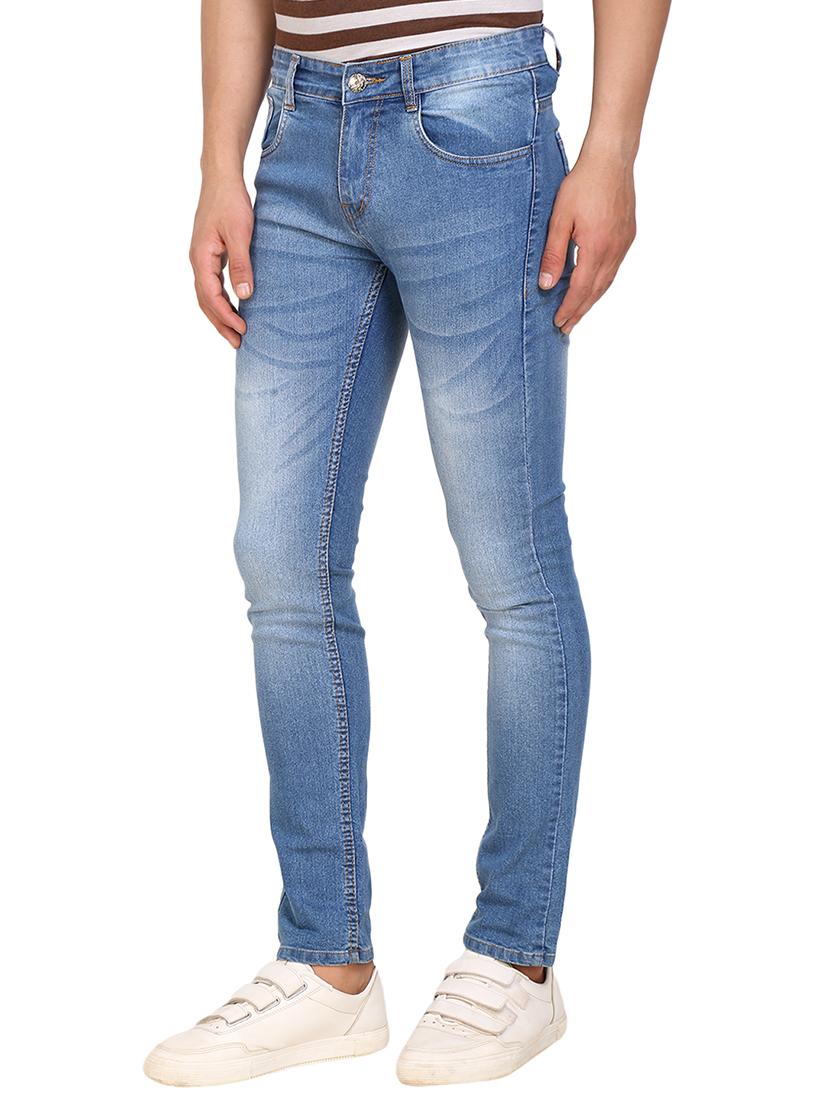 mens slim fit plain jeans - 15570565 - Standard Image - 1