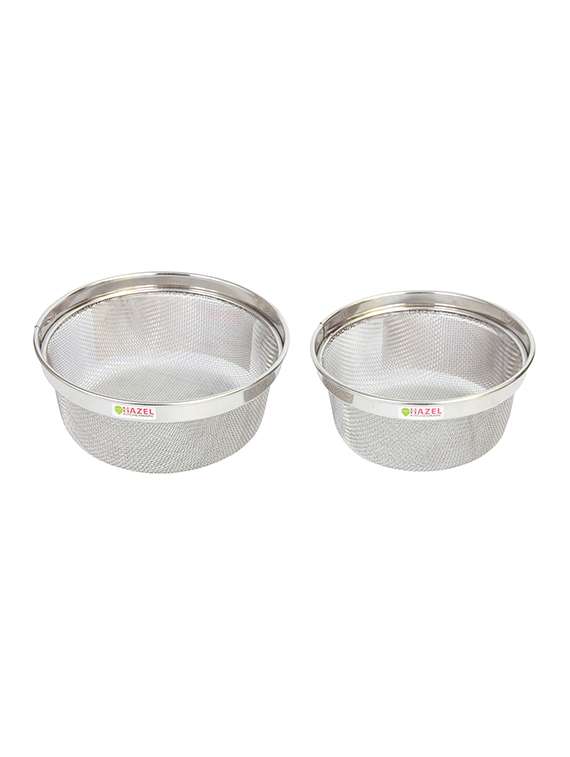 Buy online Stainless Steel Strainer Without Handle Flat, Cm