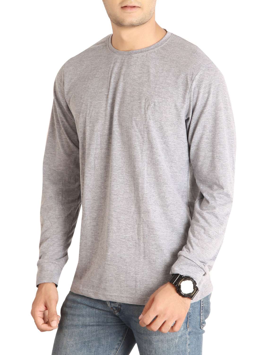 grey cotton t-shirt - 15576605 -  Standard Image - 1