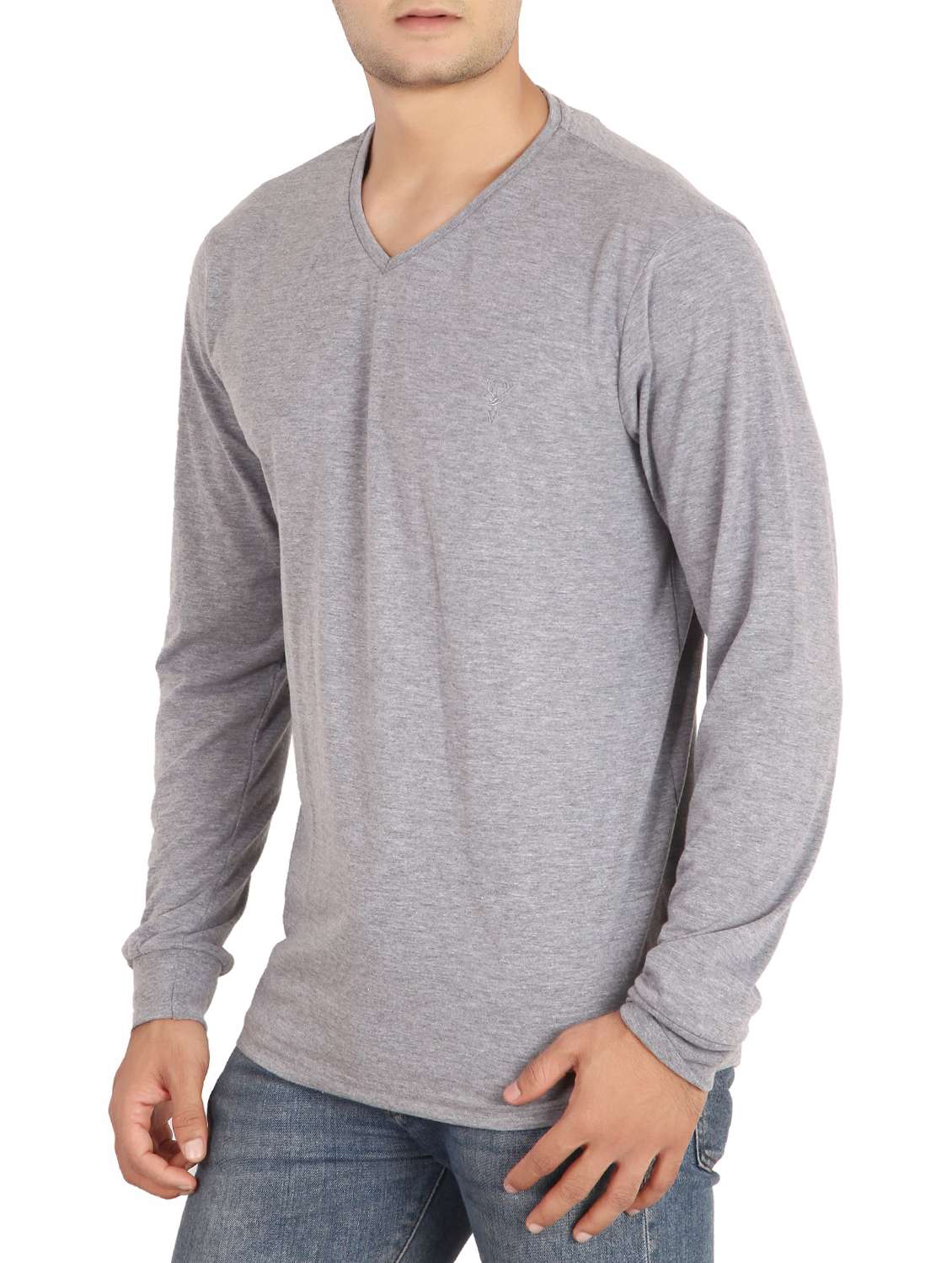 grey cotton t-shirt - 15576614 -  Standard Image - 1