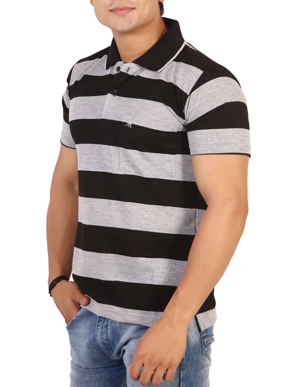 black cotton pocket t-shirt - 15576632 -  Standard Image - 1