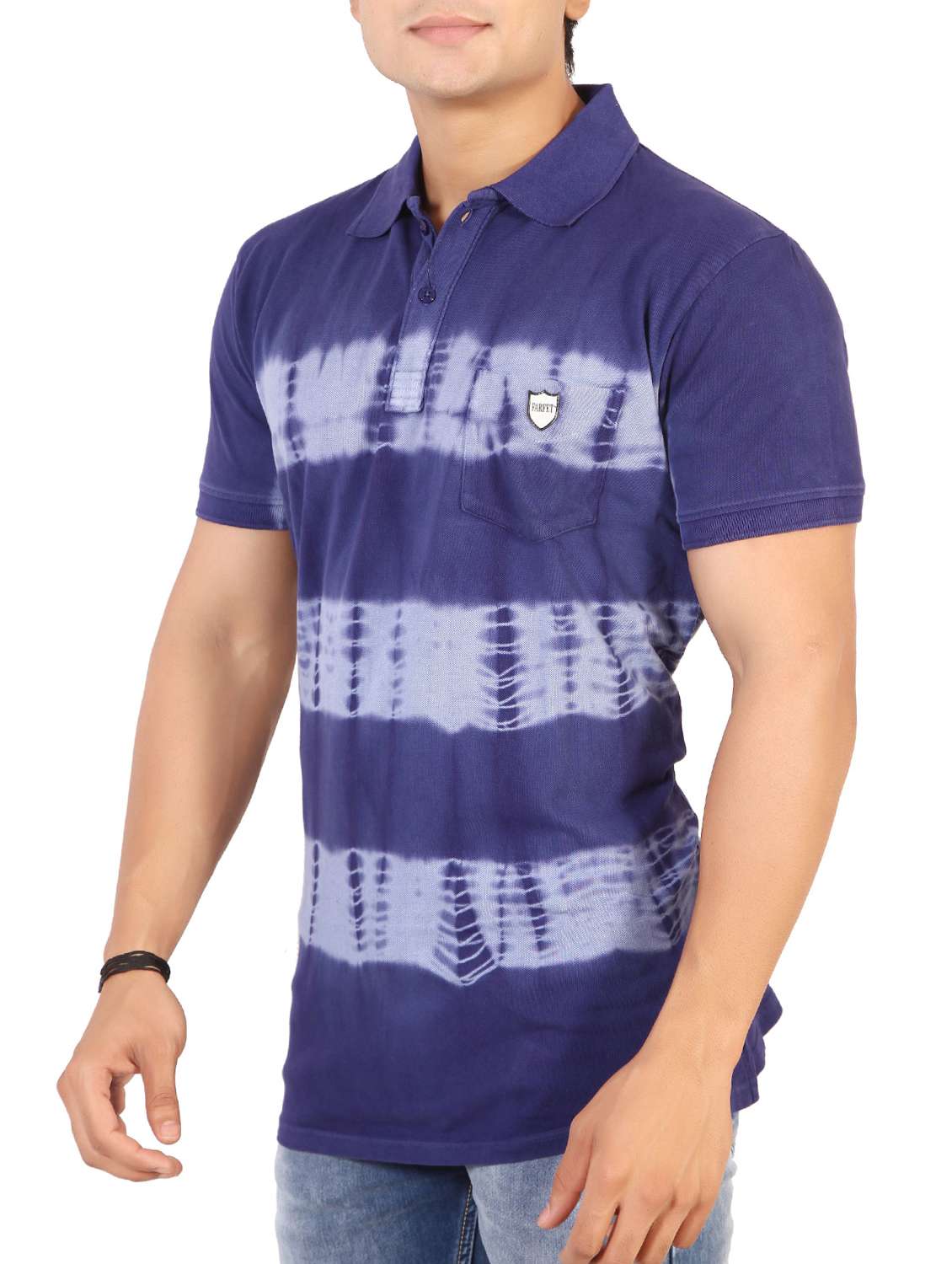 blue cotton pocket t-shirt - 15576665 -  Standard Image - 1