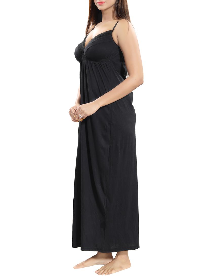 lace detail cami nighty - 15577526 - Standard Image - 1
