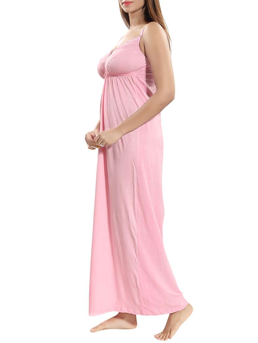 lace detail cami nighty - 15577528 - Standard Image - 1