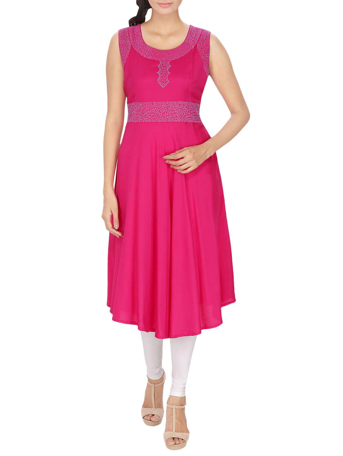 women's flared kurta