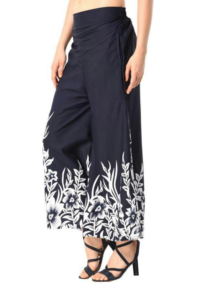 high waist flared palazzo - 15579334 - Standard Image - 1