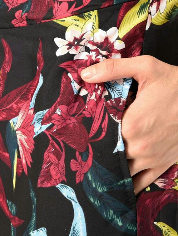 floral flared palazzo - 15579337 - Standard Image - 4