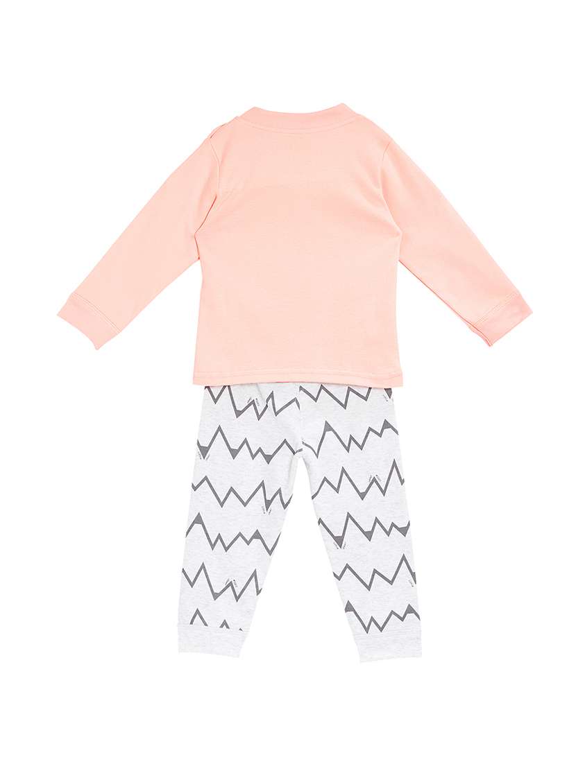 orange cotton pyjama set - 15581458 -  Standard Image - 1