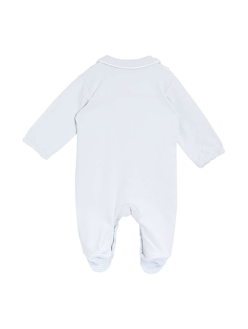 blue cotton romper - 15581487 - Standard Image - 1