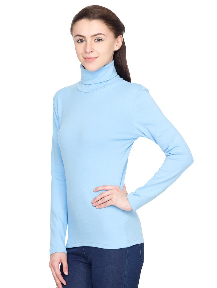 turtle neck knitted top - 15581575 - Standard Image - 1