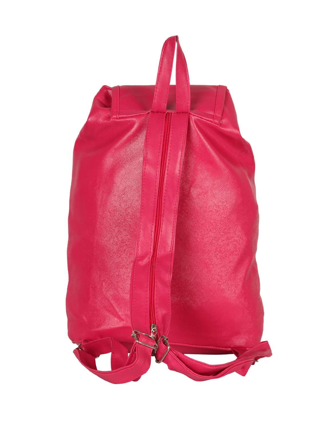 pink leatherette (pu) regular backpack - 15584052 -  Standard Image - 1