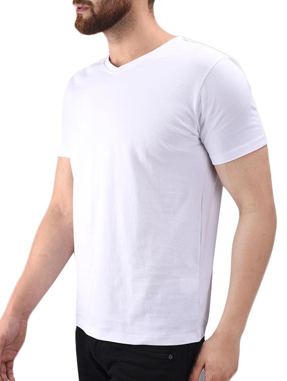 white cotton t-shirt - 15584713 -  Standard Image - 1