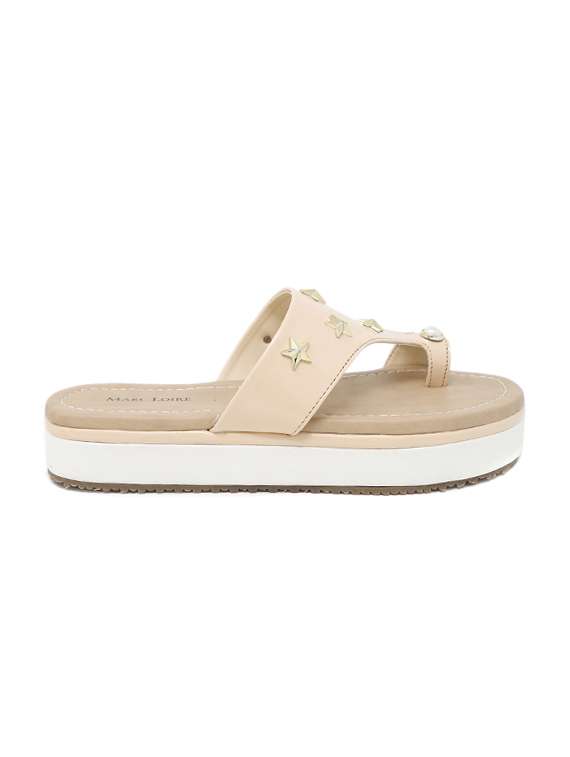 beige flat forms sandals - 15603840 - Standard Image - 1