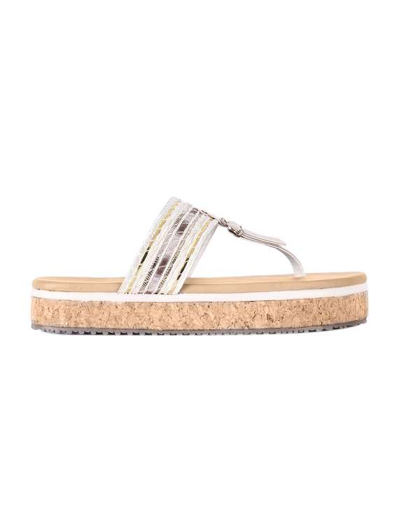 beige flat forms sandals - 15603844 -  Standard Image - 1