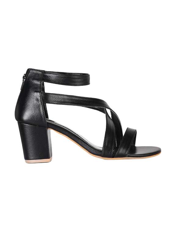 black ankle strap sandals - 15603848 - Standard Image - 1