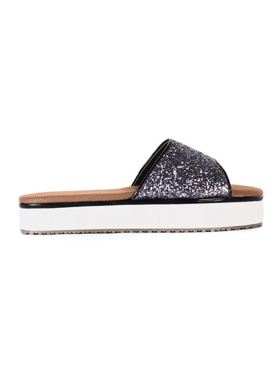 grey flat forms sandals - 15603852 - Standard Image - 1