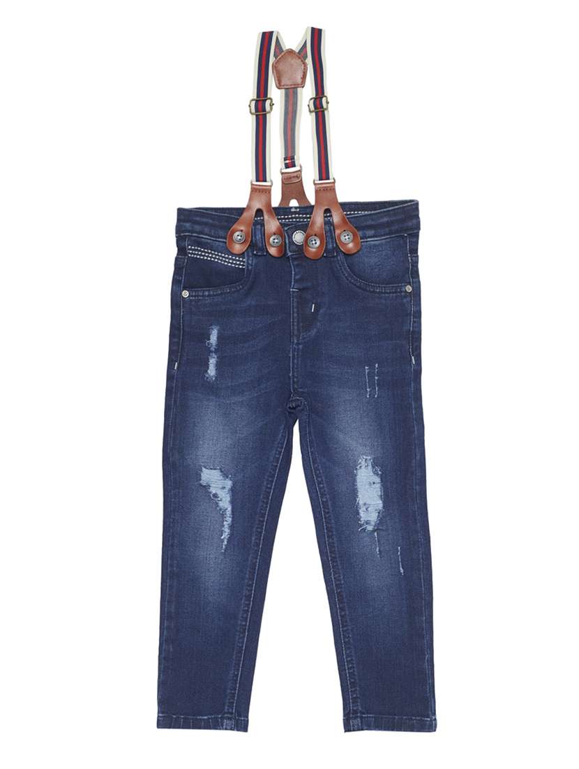 blue denim ripped jeans
