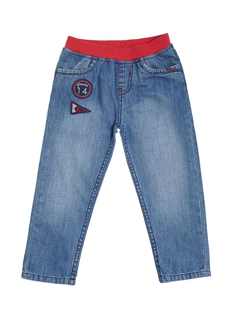 blue denim washed jeans
