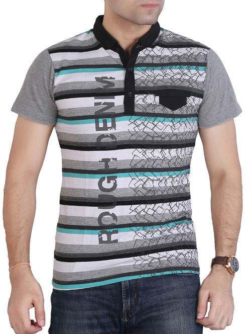 multi colored cotton polo t-shirt - 15604784 - Standard Image - 0