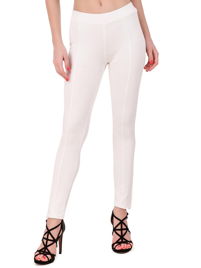 mid waist solid legging - 15607065 -  Zoom Image - 0