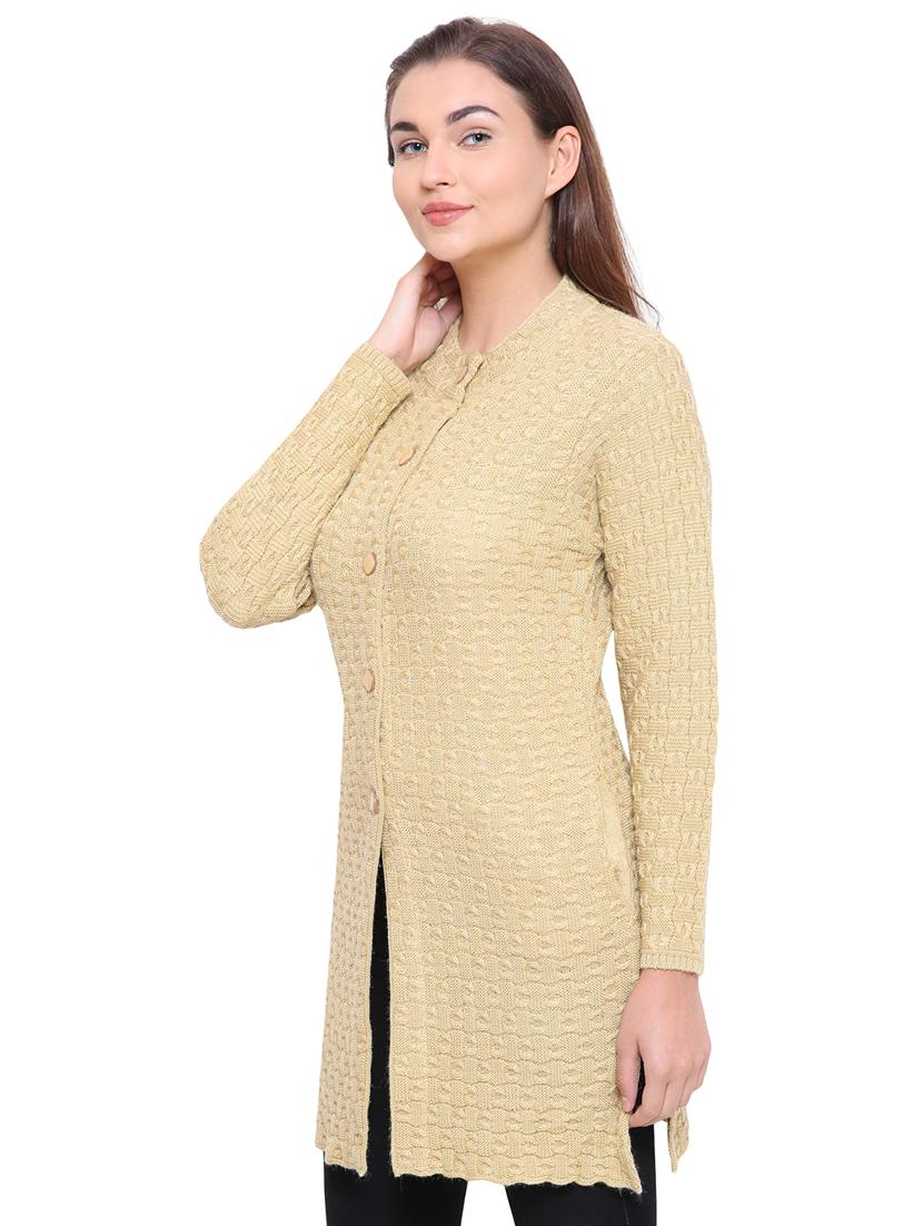 beige cable knit cardigan - 15607334 -  Standard Image - 1