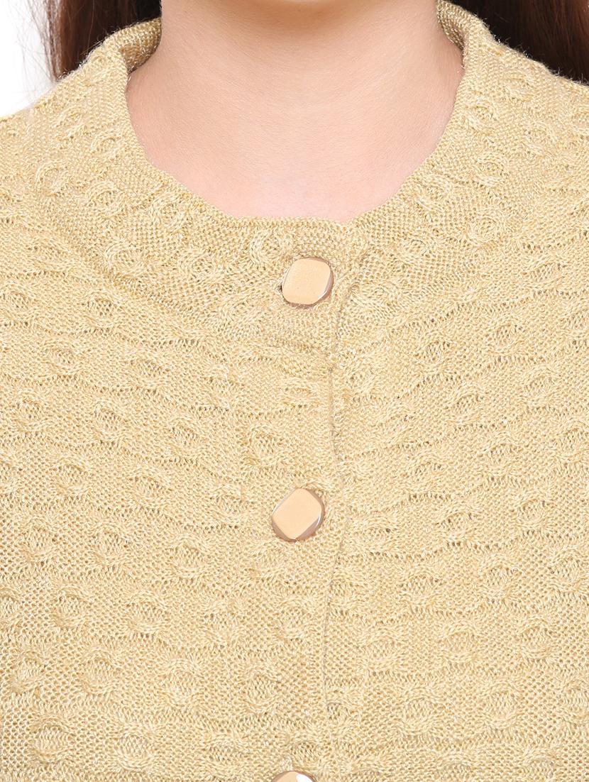 beige cable knit cardigan - 15607334 - Standard Image - 4