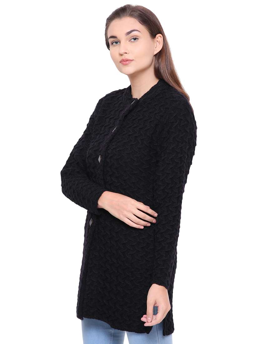 black knitted cardigan - 15607341 -  Standard Image - 1