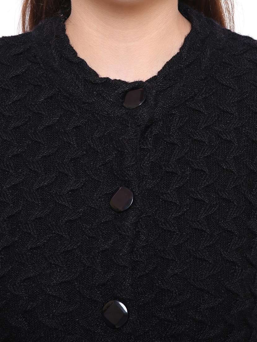 black knitted cardigan - 15607341 -  Standard Image - 4