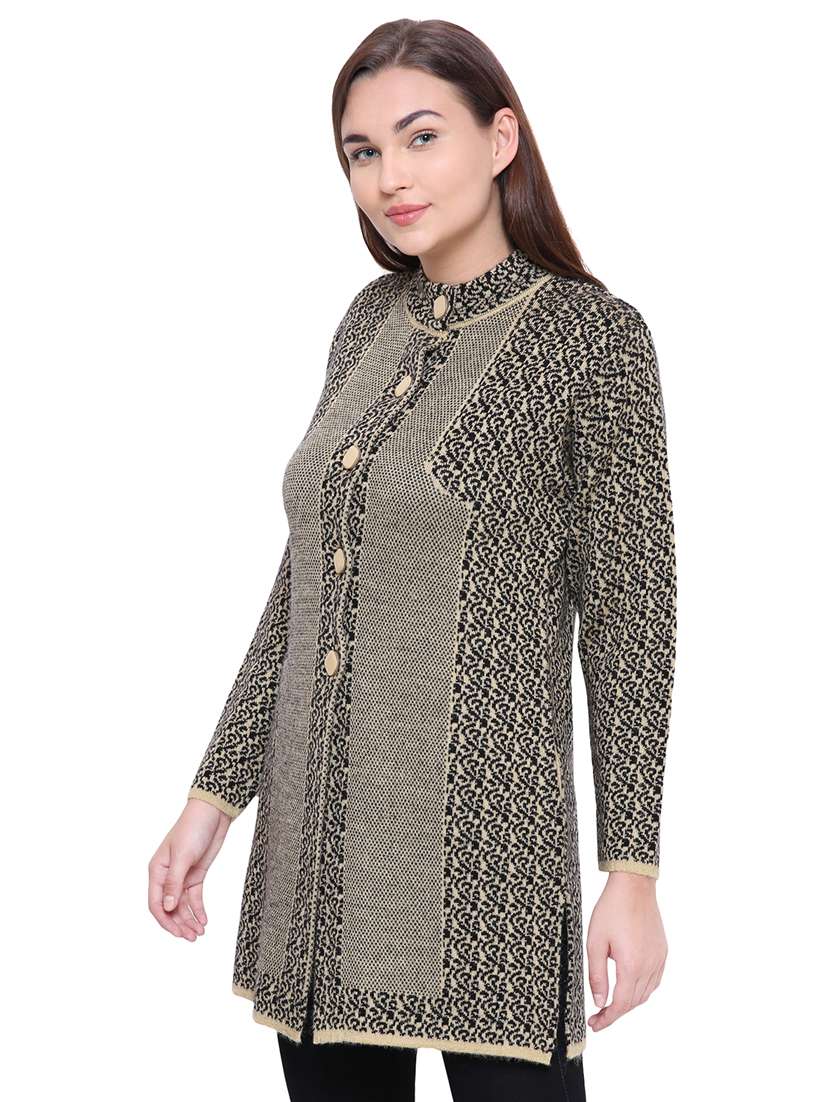 side slit pocket detail cardigan - 15607348 -  Standard Image - 1