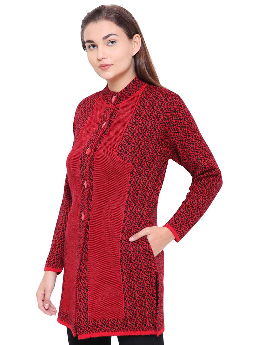 side slit pocket detail cardigan - 15607351 -  Standard Image - 1