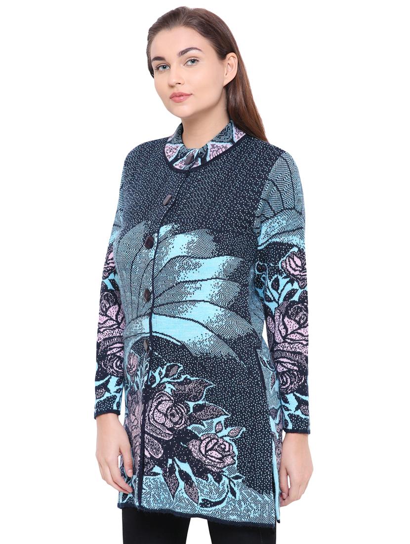 floral pocket detail cardigan - 15607354 -  Standard Image - 1