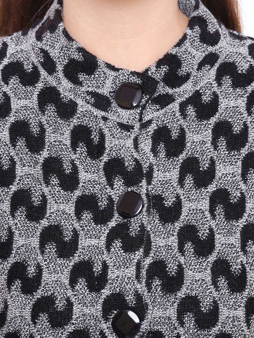 side slit pocket detail cardigan - 15607361 -  Standard Image - 4