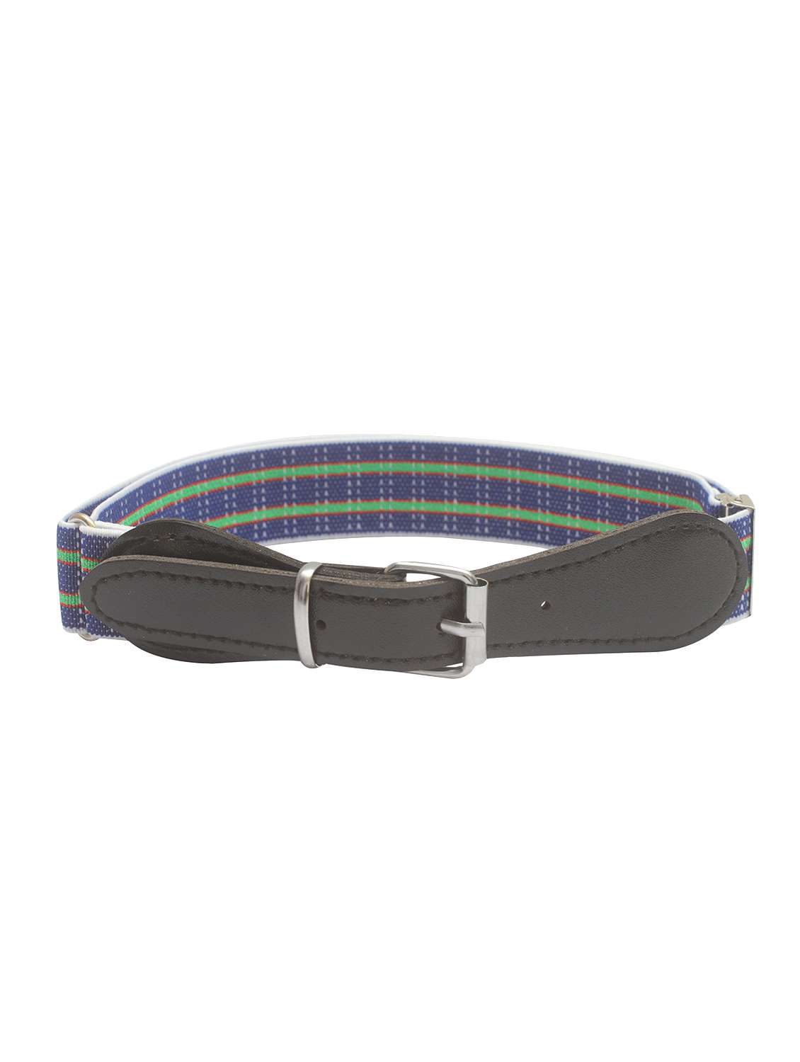 blue leatherette belt