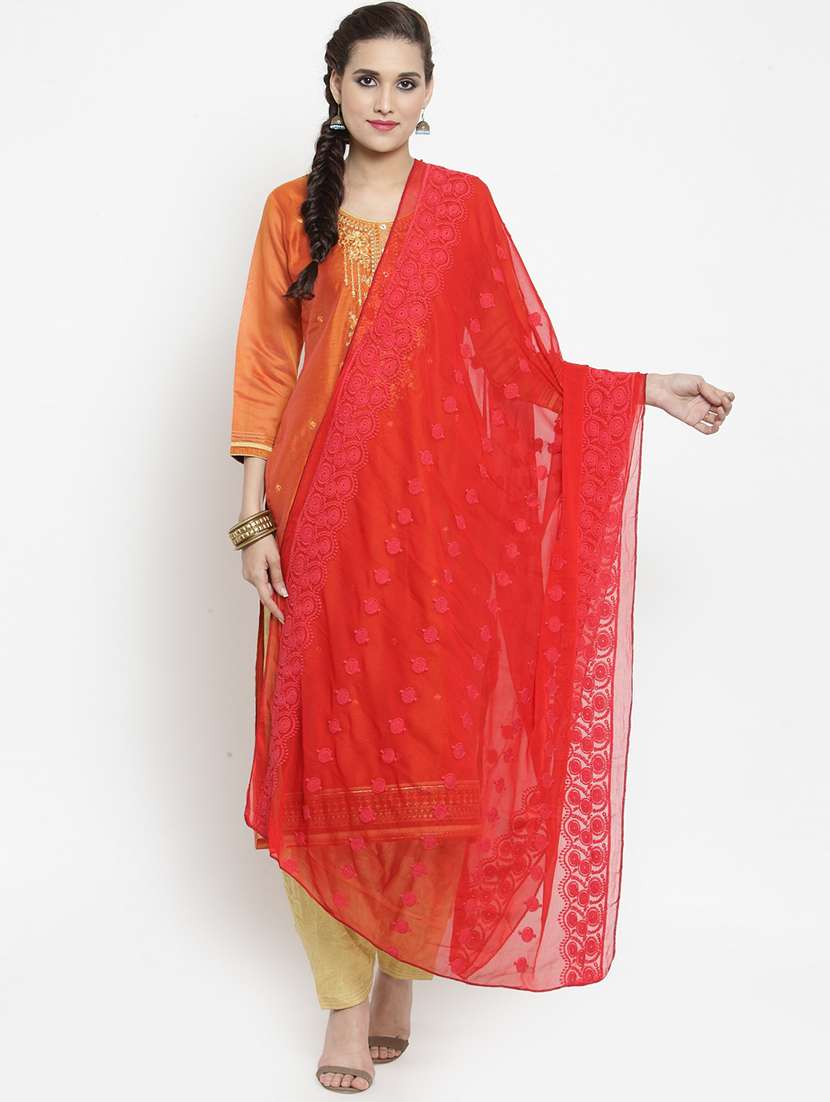 tonal embroidered dupatta