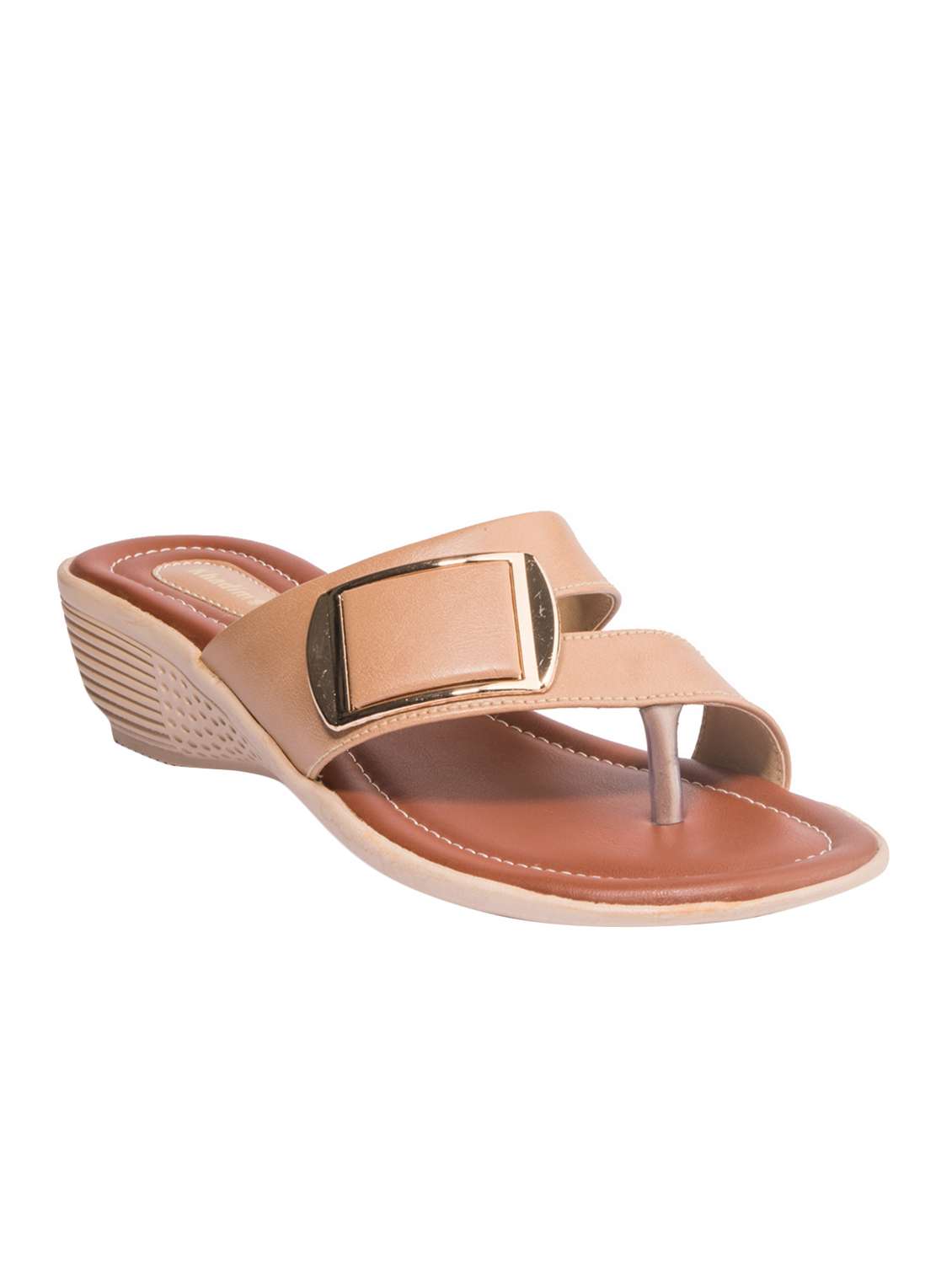 beige toe separator sandal