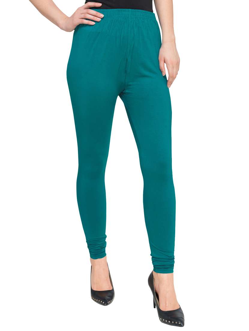 full length solid legging
