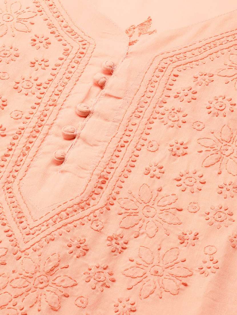 women's straight kurta - 15620243 - Standard Image - 4