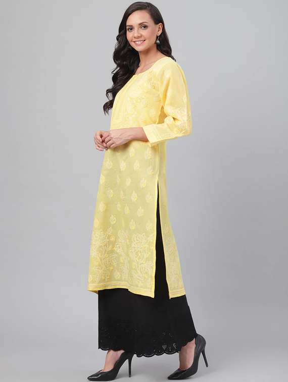 women's straight kurta - 15623877 - Standard Image - 1