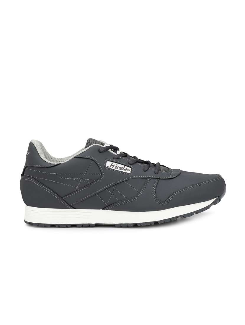 men grey lace up sport shoes - 15625679 -  Standard Image - 1